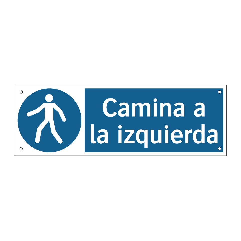 Camina a la izquierda