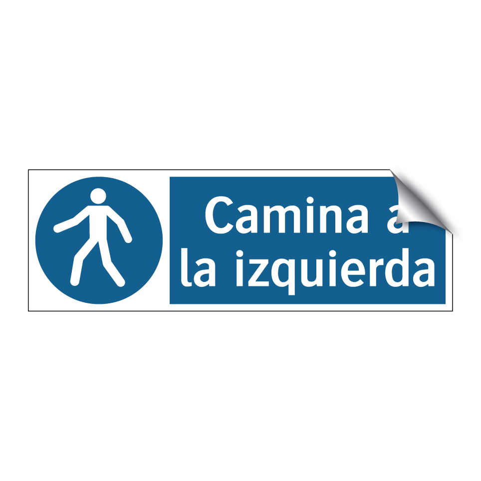 Camina a la izquierda