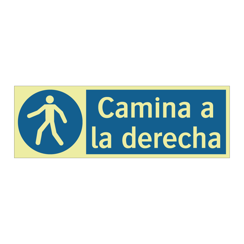 Camina a la derecha