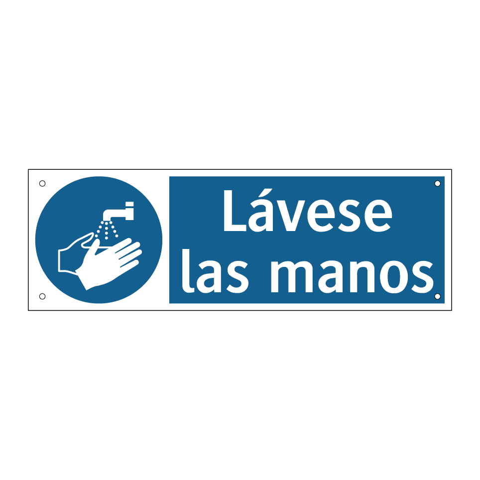 Lávese las manos