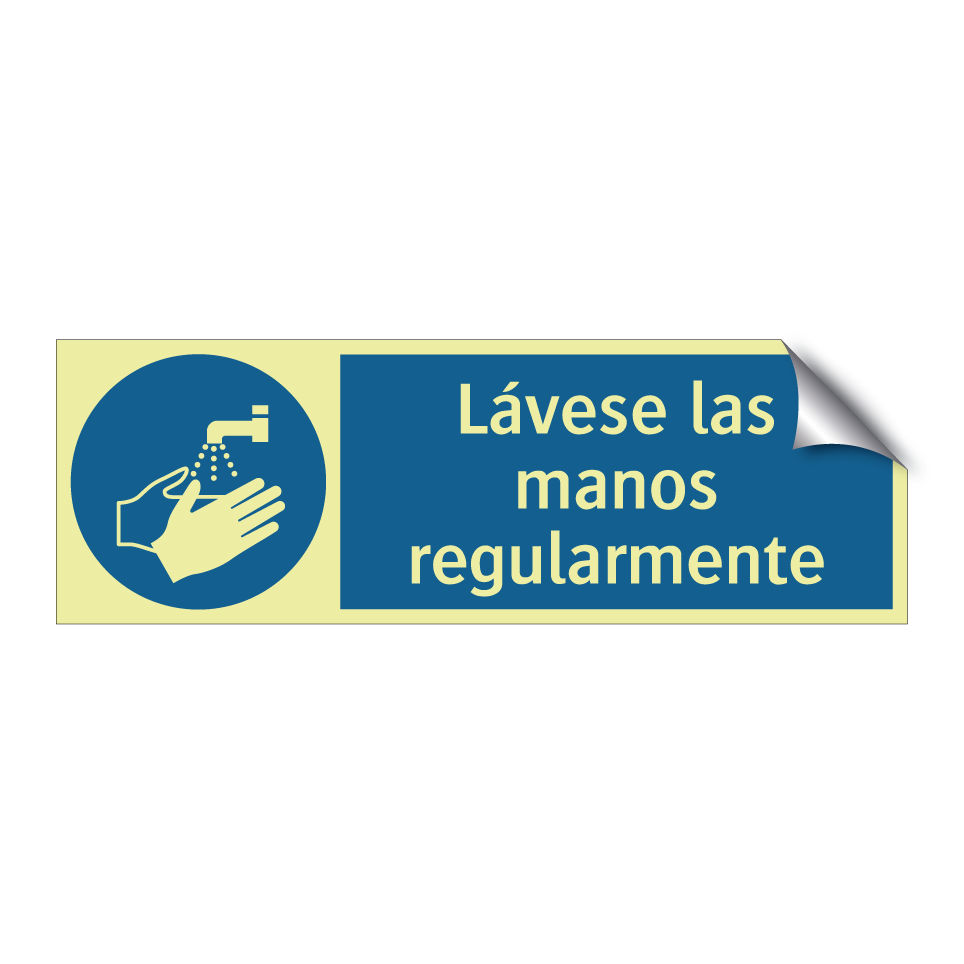 Lávese las manos regularmente
