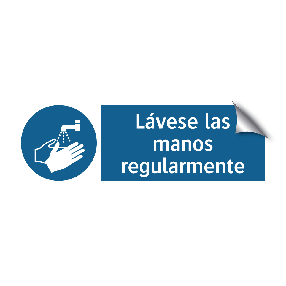 Lávese las manos regularmente