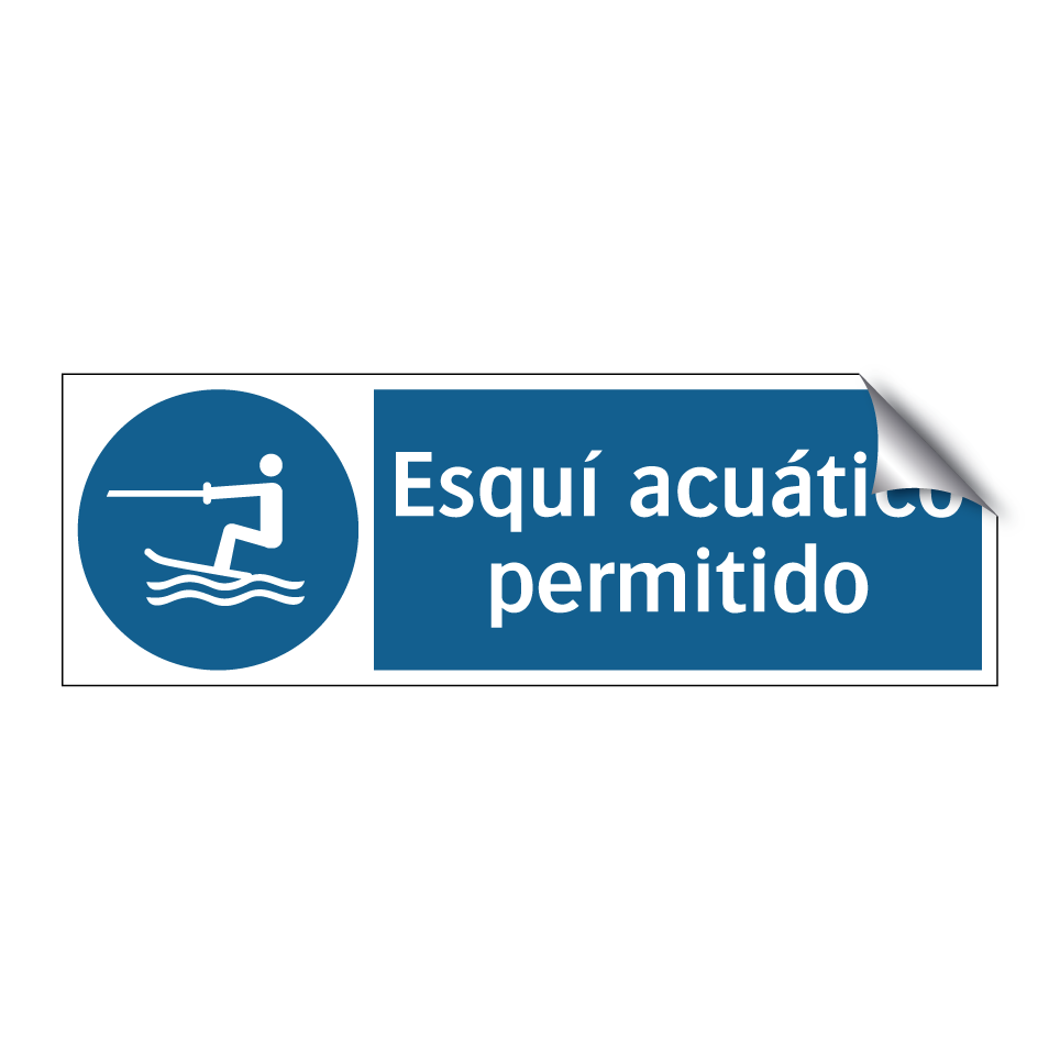 Esquí acuático permitido