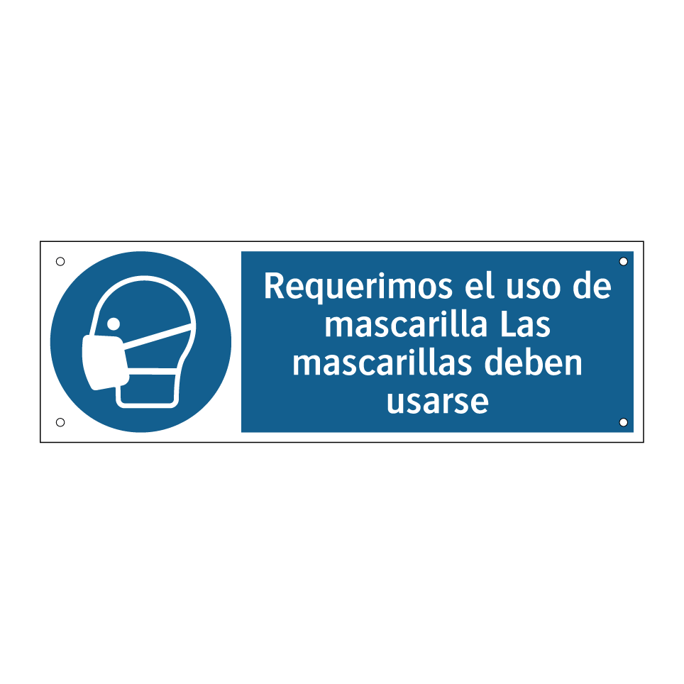 Requerimos el uso de mascarilla Las mascarillas deben usarse