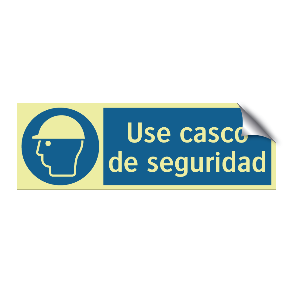 Use casco de seguridad