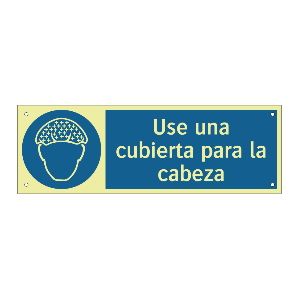 Use una cubierta para la cabeza