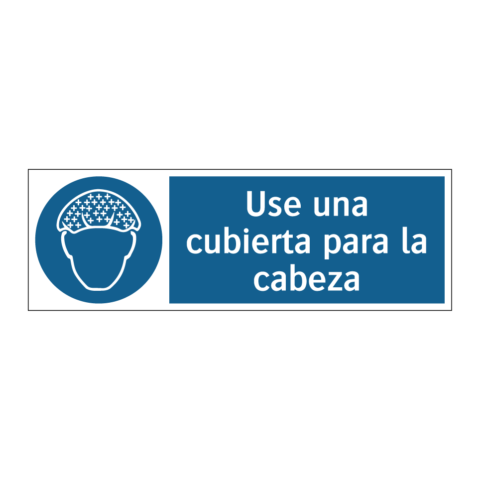 Use una cubierta para la cabeza