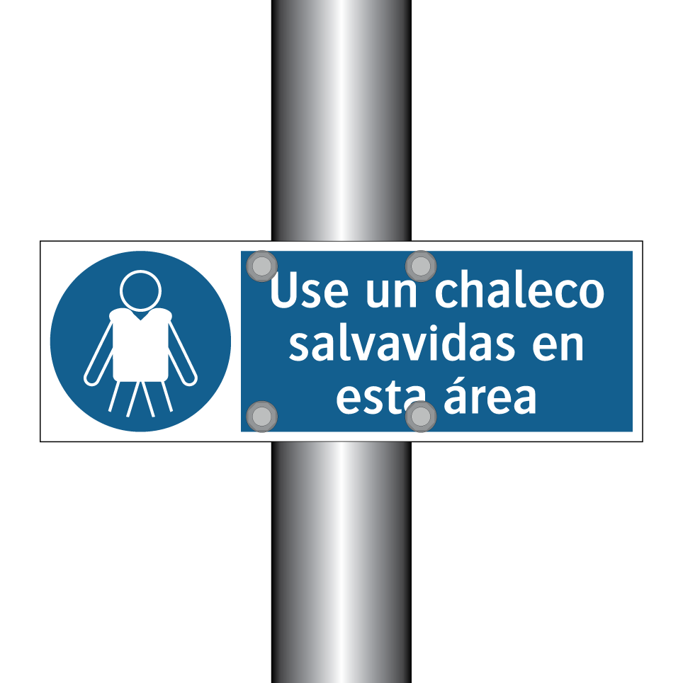 Use un chaleco salvavidas en esta área