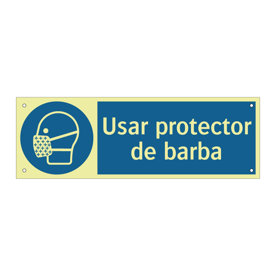 Usar protector de barba