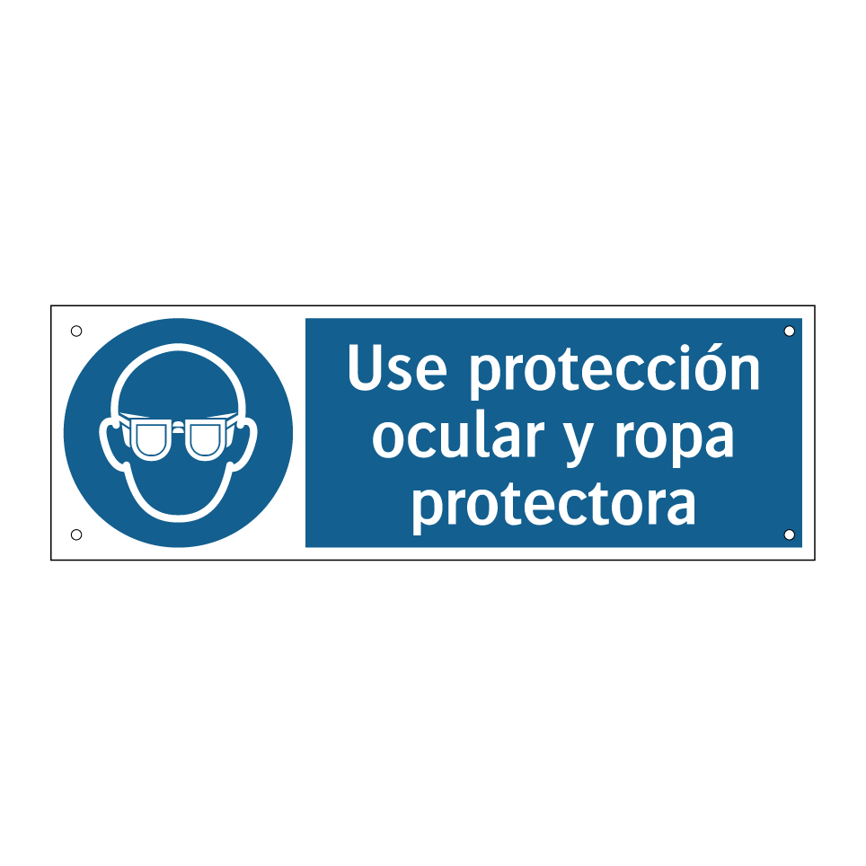 Use protección ocular y ropa protectora