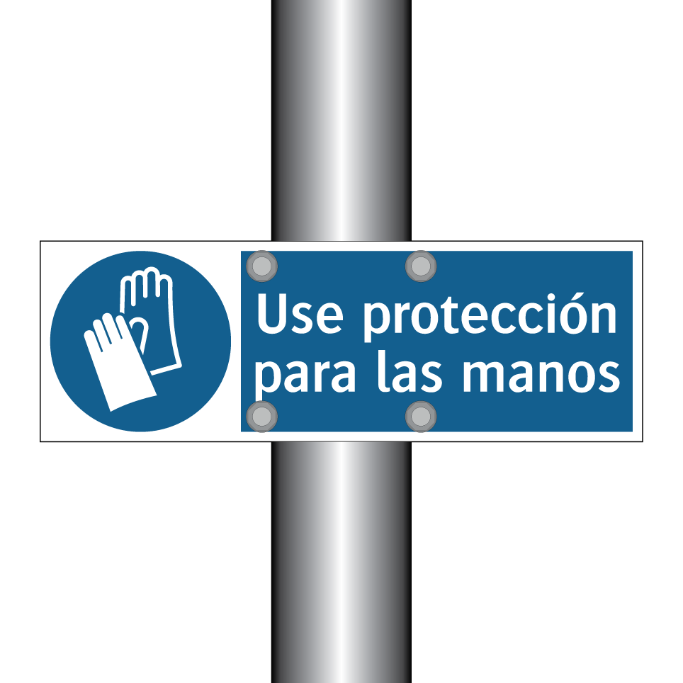 Use protección para las manos