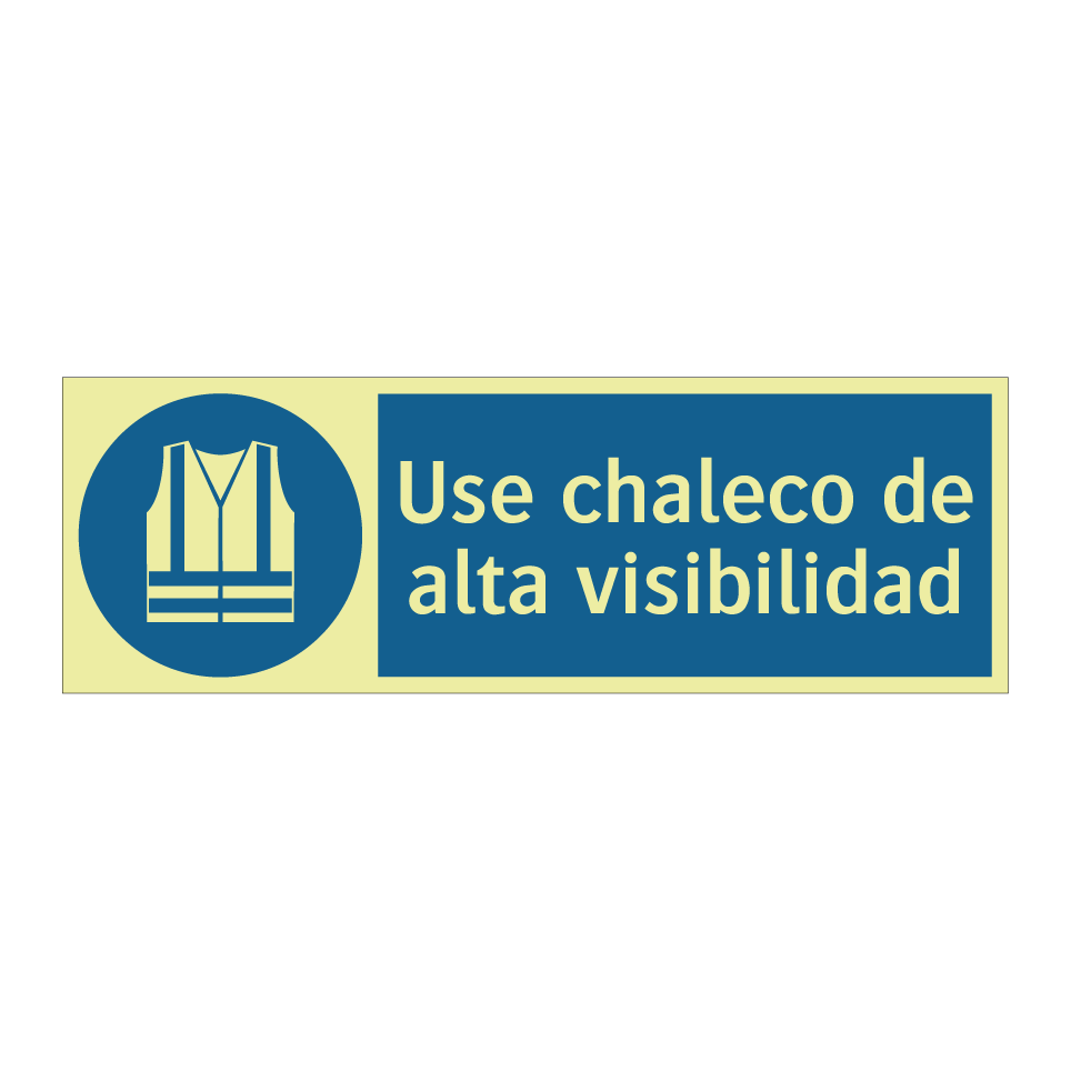 Use chaleco de alta visibilidad