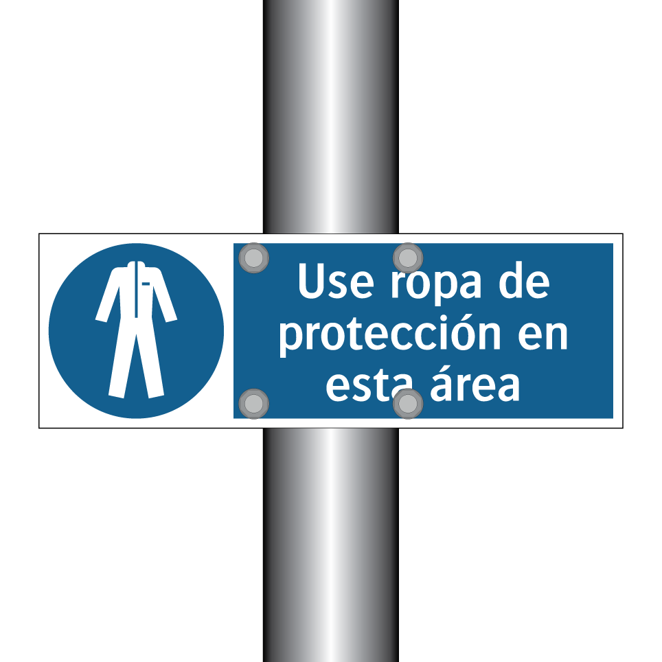 Use ropa de protección en esta área