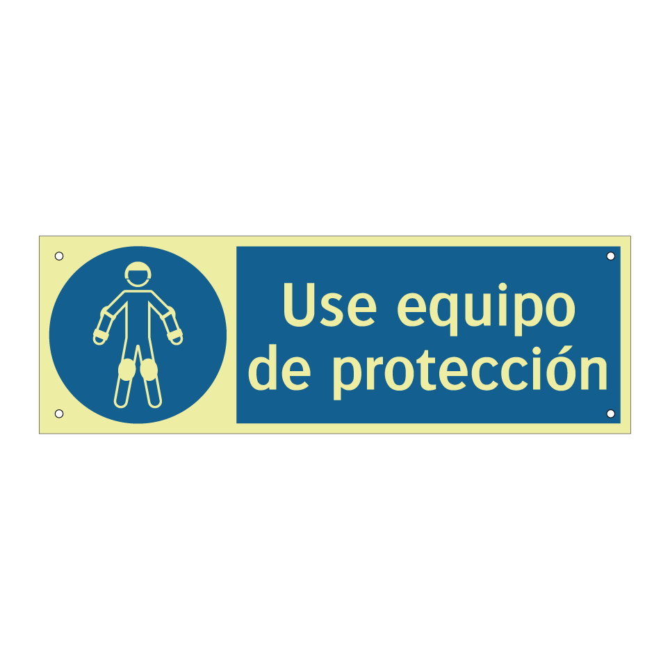 Use equipo de protección