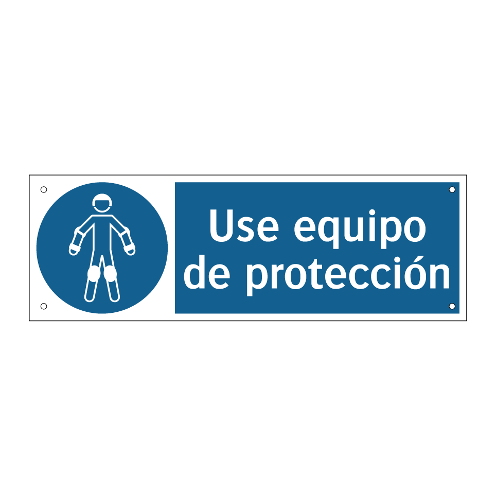 Use equipo de protección