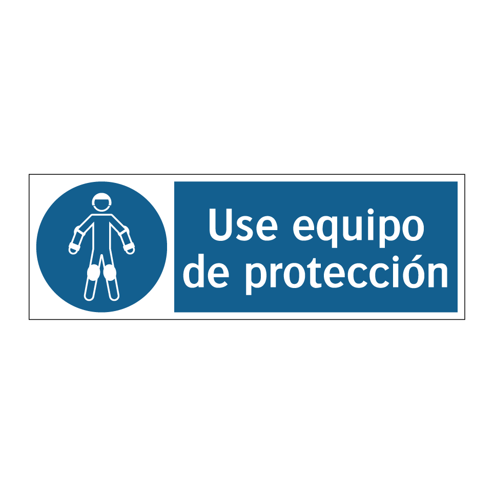 Use equipo de protección