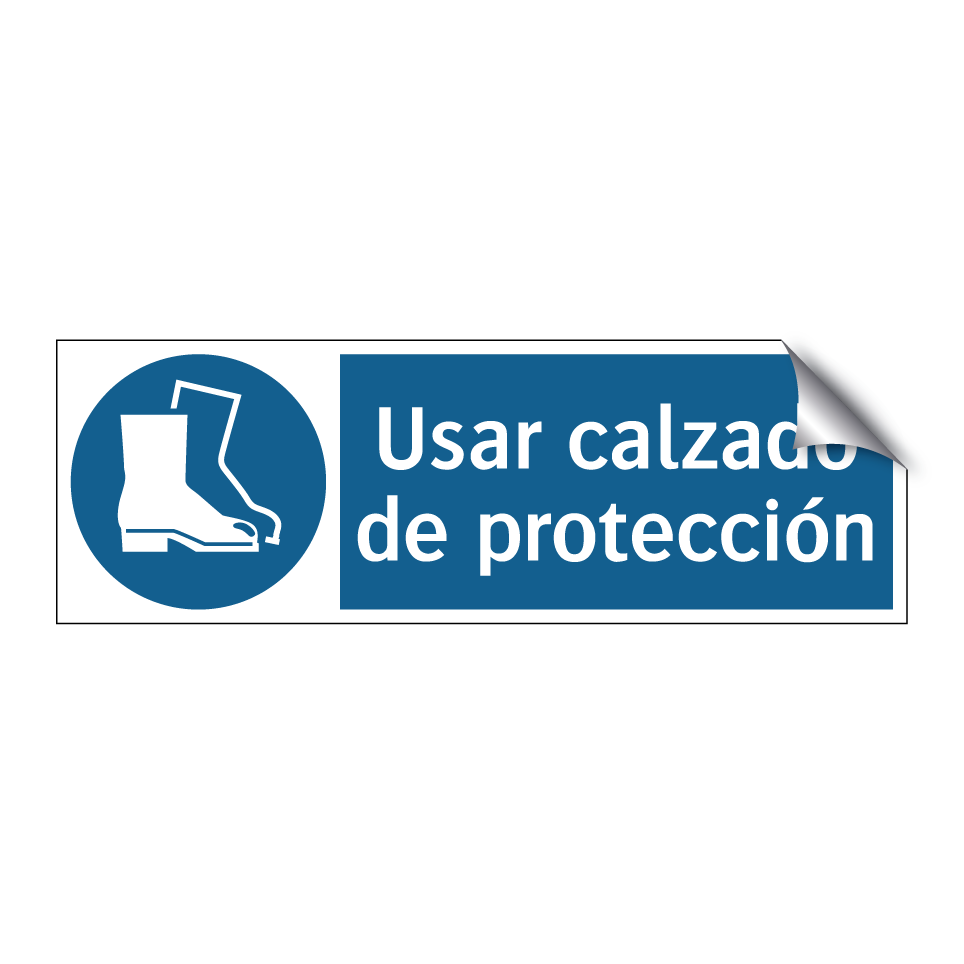 Usar calzado de protección