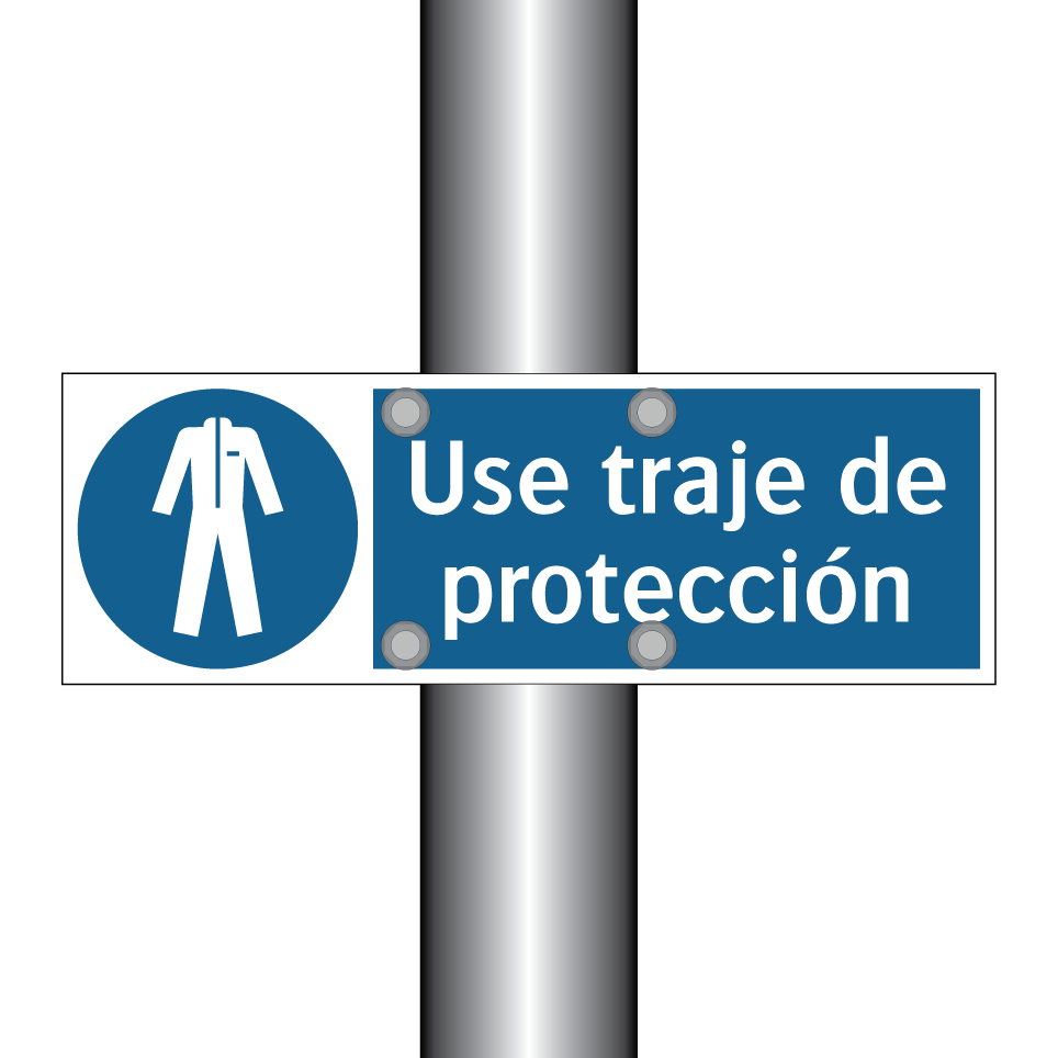 Use traje de protección
