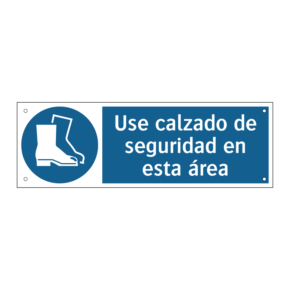 Use calzado de seguridad en esta área