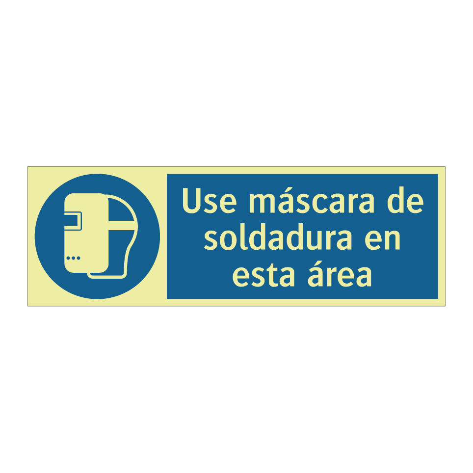 Use máscara de soldadura en esta área