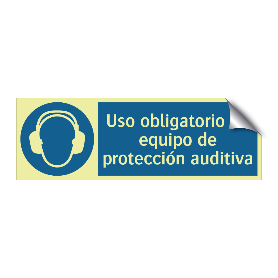 Uso obligatorio de equipo de protección auditiva