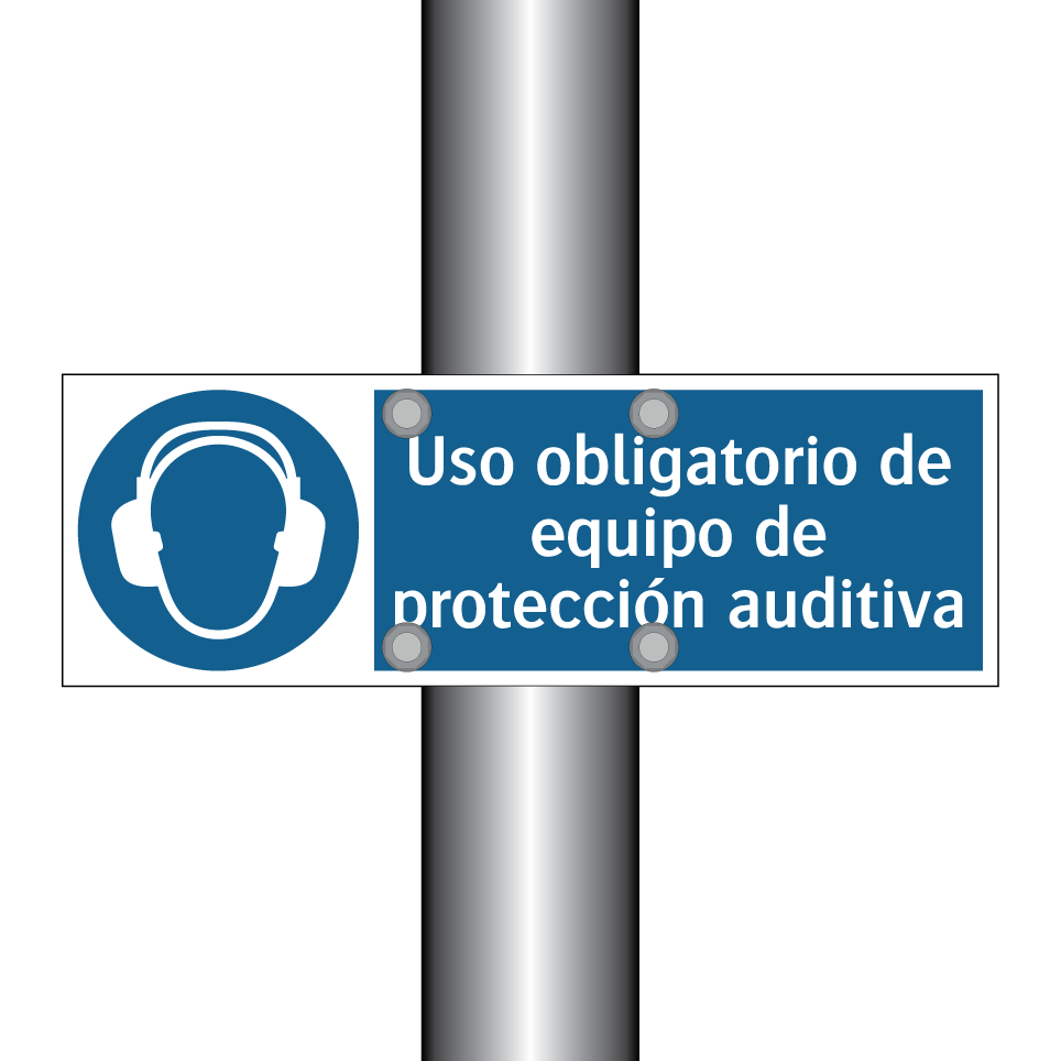 Uso obligatorio de equipo de protección auditiva