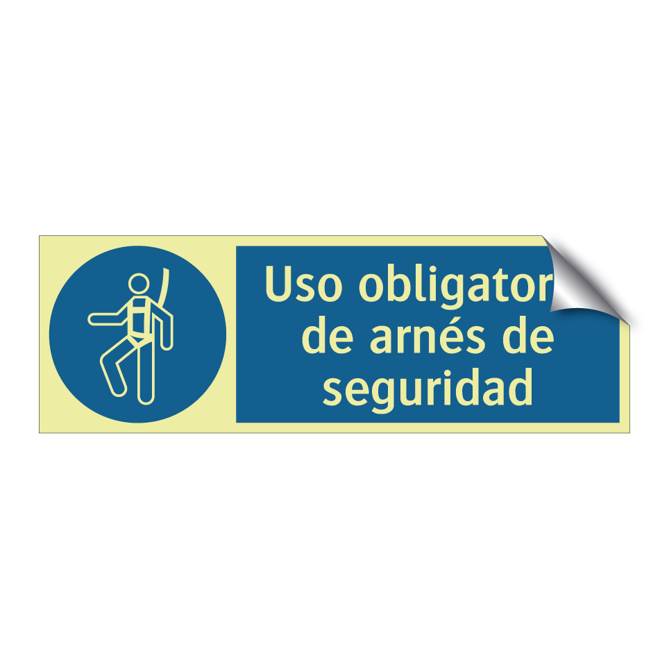 Uso obligatorio de arnés de seguridad