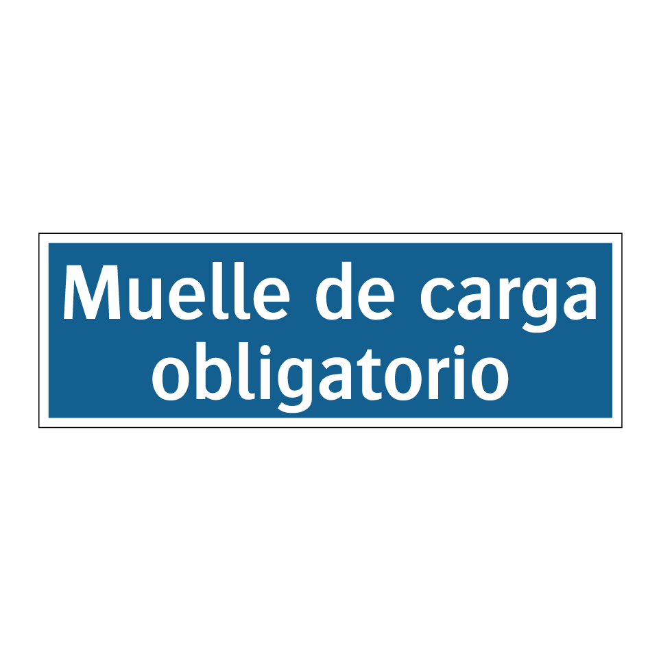 Muelle de carga obligatorio