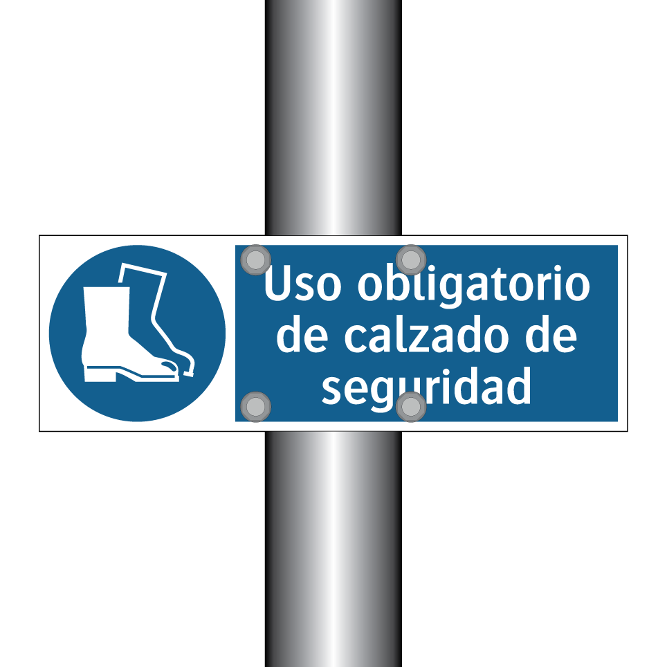 Uso obligatorio de calzado de seguridad
