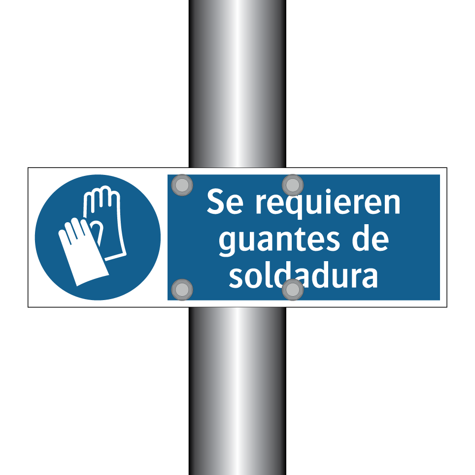Se requieren guantes de soldadura