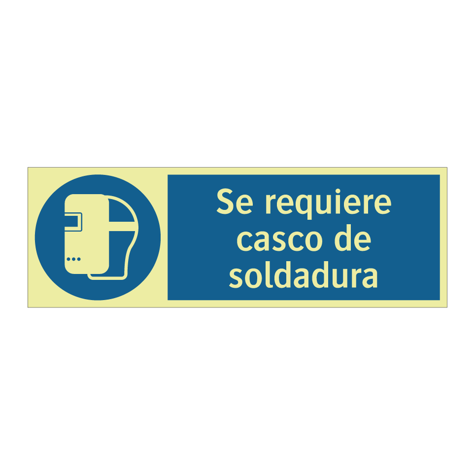 Se requiere casco de soldadura