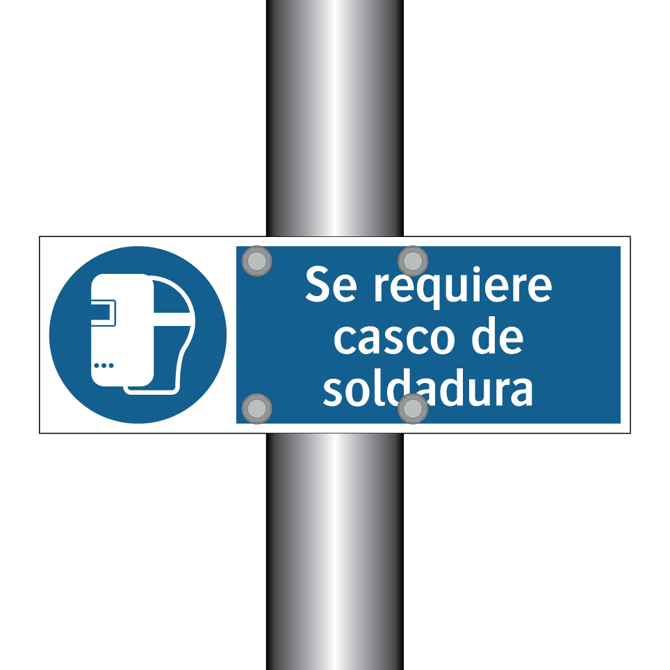 Se requiere casco de soldadura