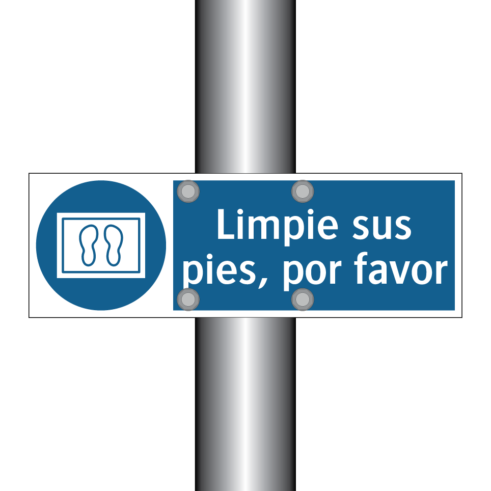 Limpie sus pies, por favor