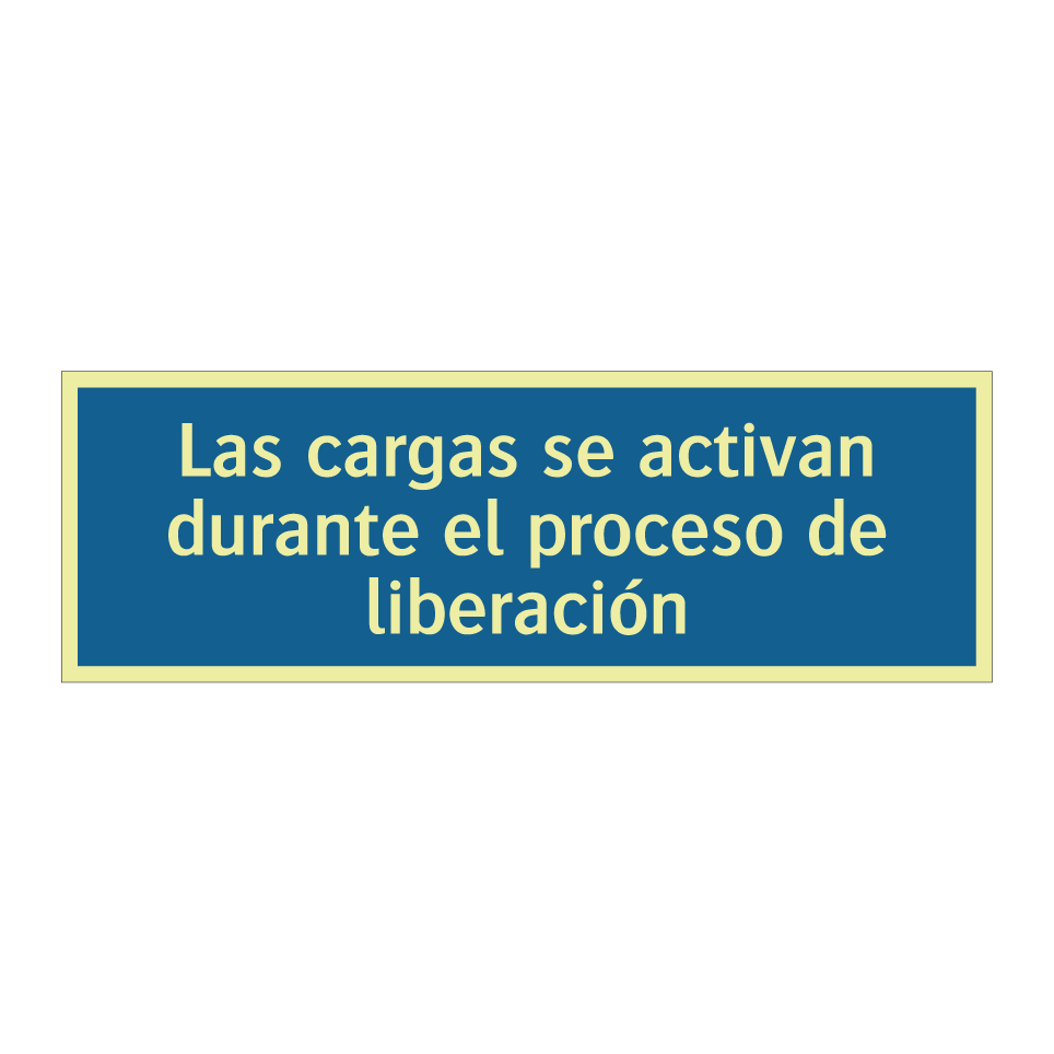 Las cargas se activan durante el proceso de liberación