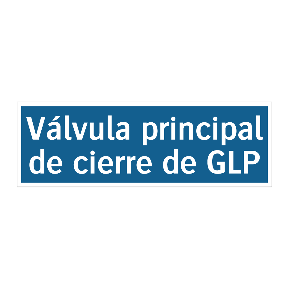 Válvula principal de cierre de GLP
