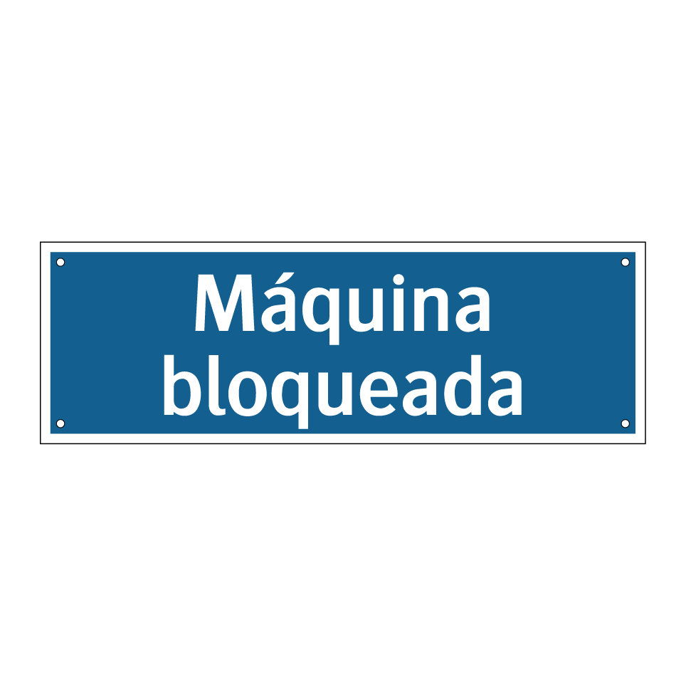 Máquina bloqueada
