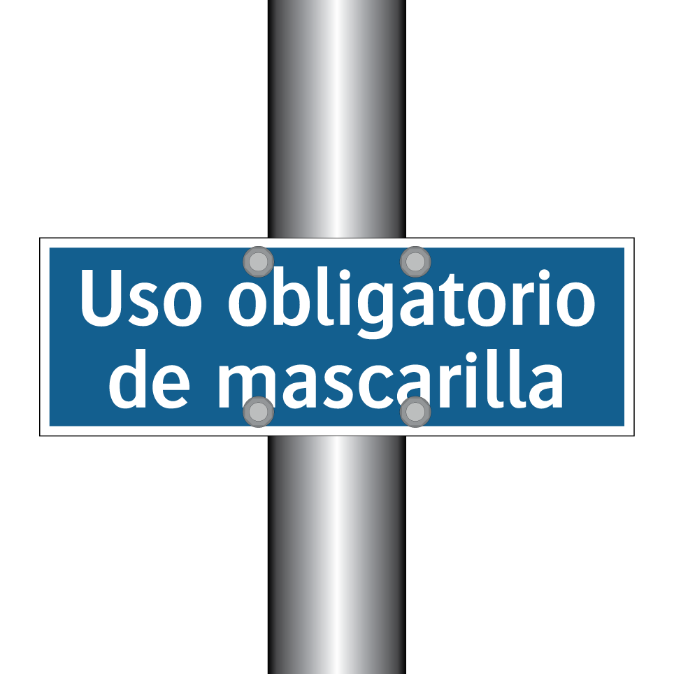 Uso obligatorio de mascarilla