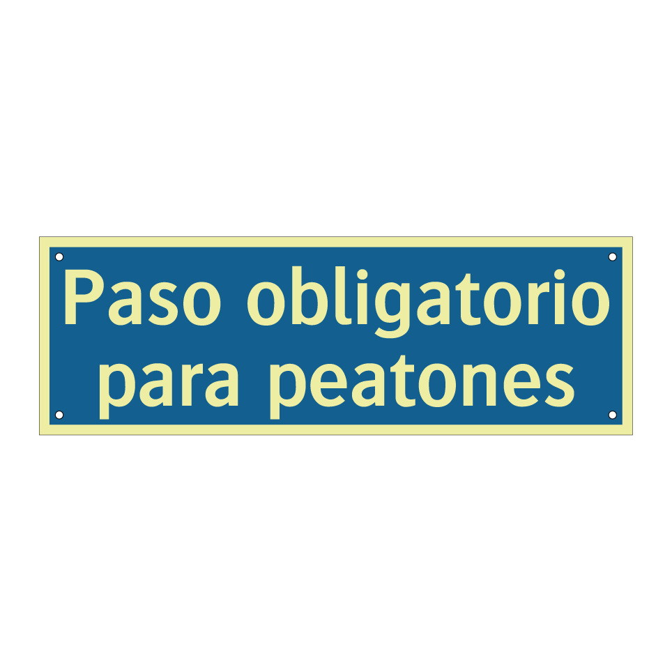 Paso obligatorio para peatones