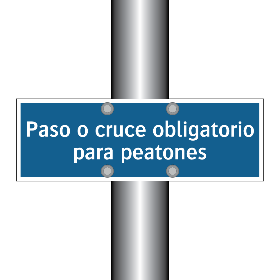 Paso o cruce obligatorio para peatones