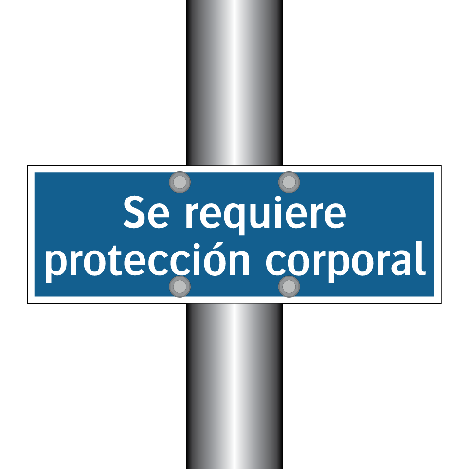 Se requiere protección corporal