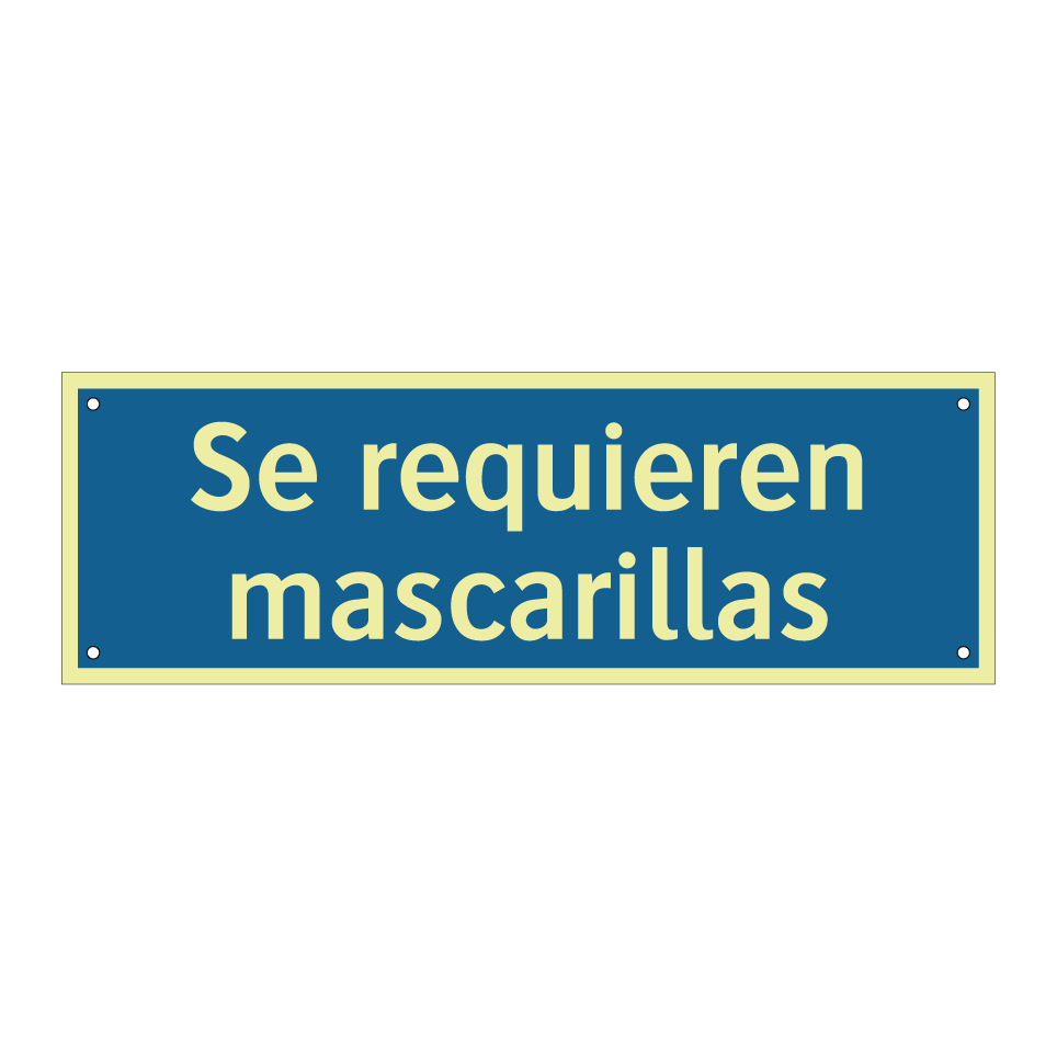 Se requieren mascarillas