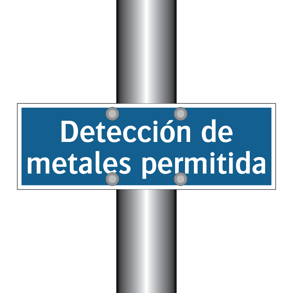 Detección de metales permitida