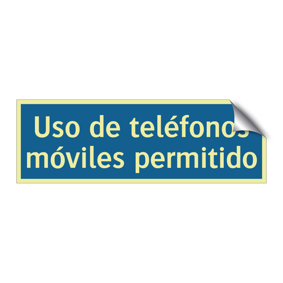 Uso de teléfonos móviles permitido