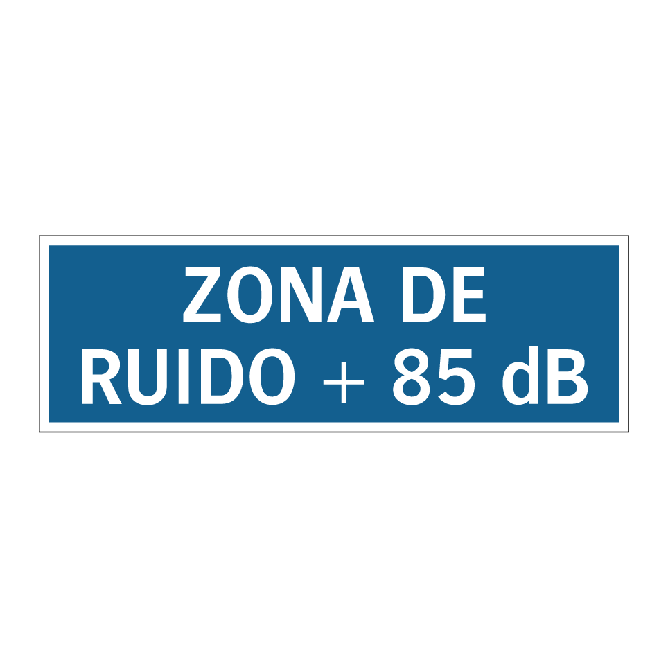 ZONA DE RUIDO + 85 dB