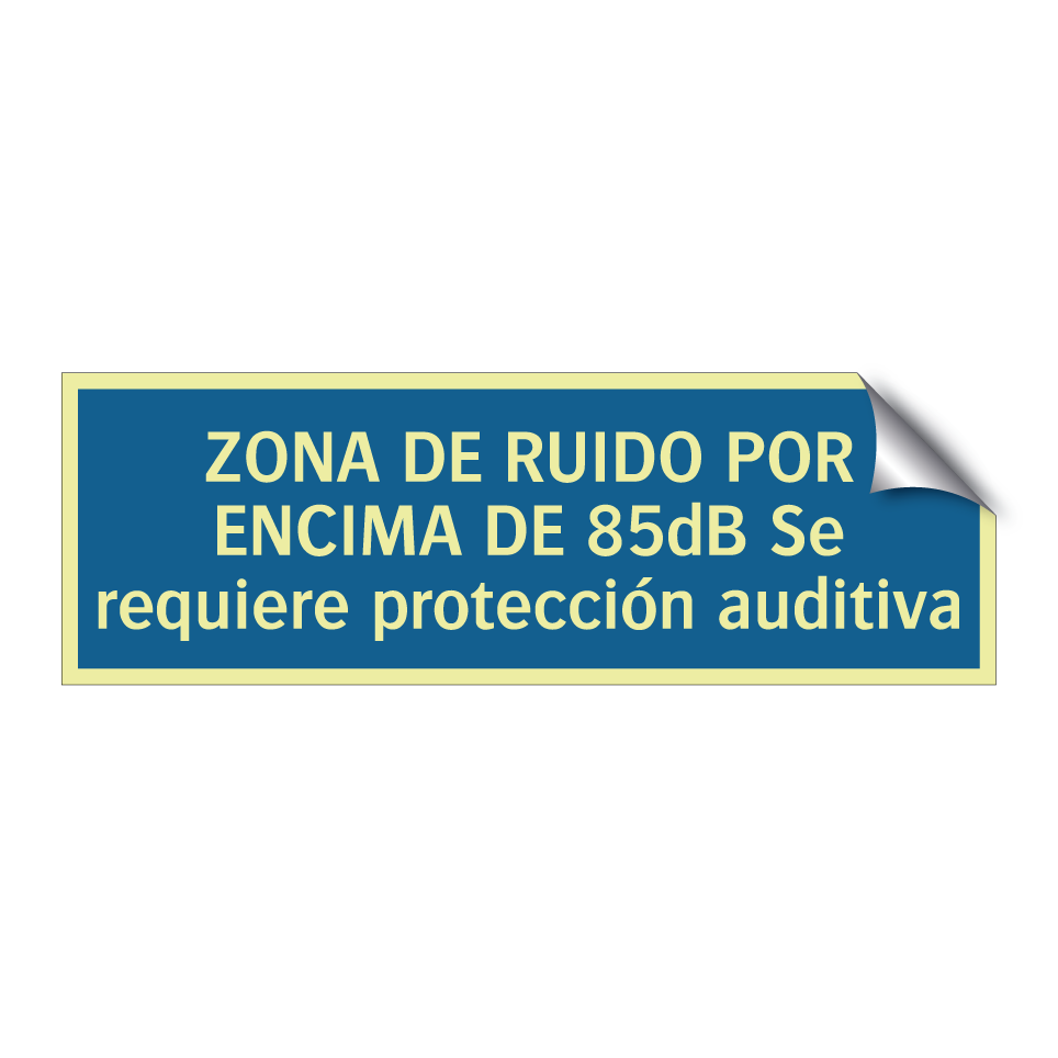 ZONA DE RUIDO POR ENCIMA DE 85dB Se requiere protección auditiva
