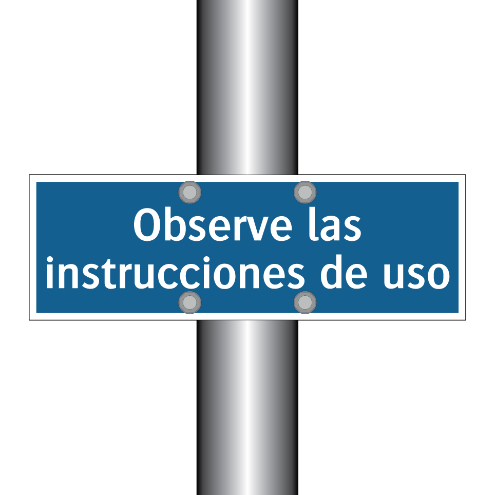 Observe las instrucciones de uso