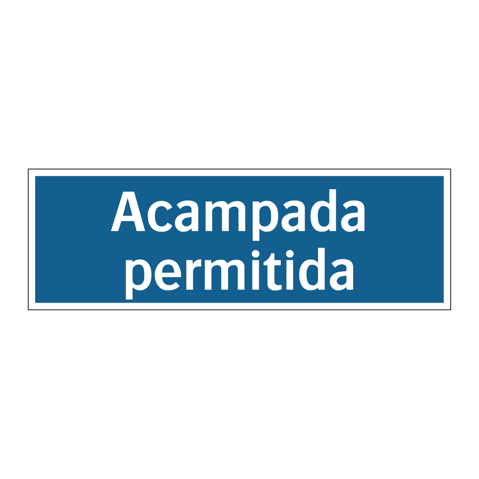 Acampada permitida