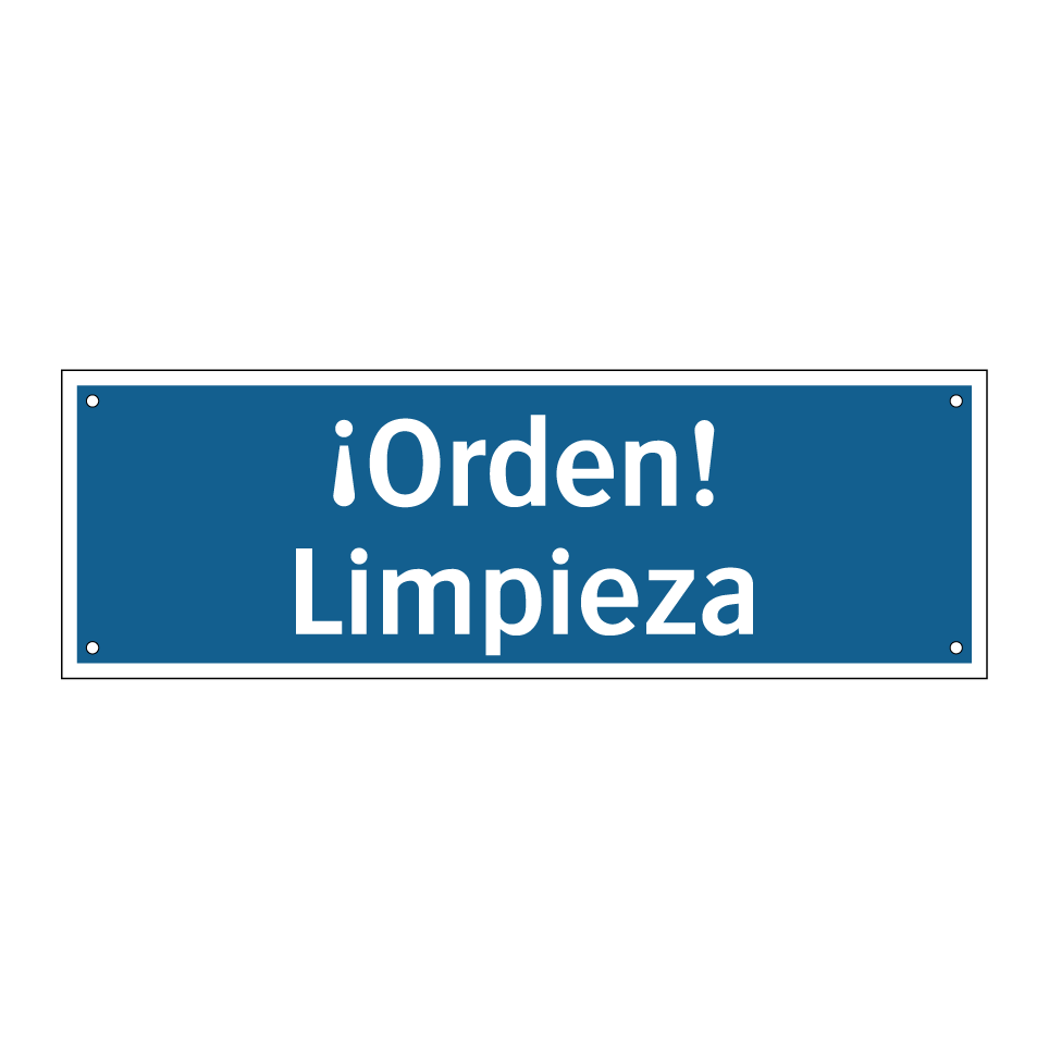 ¡Orden! Limpieza