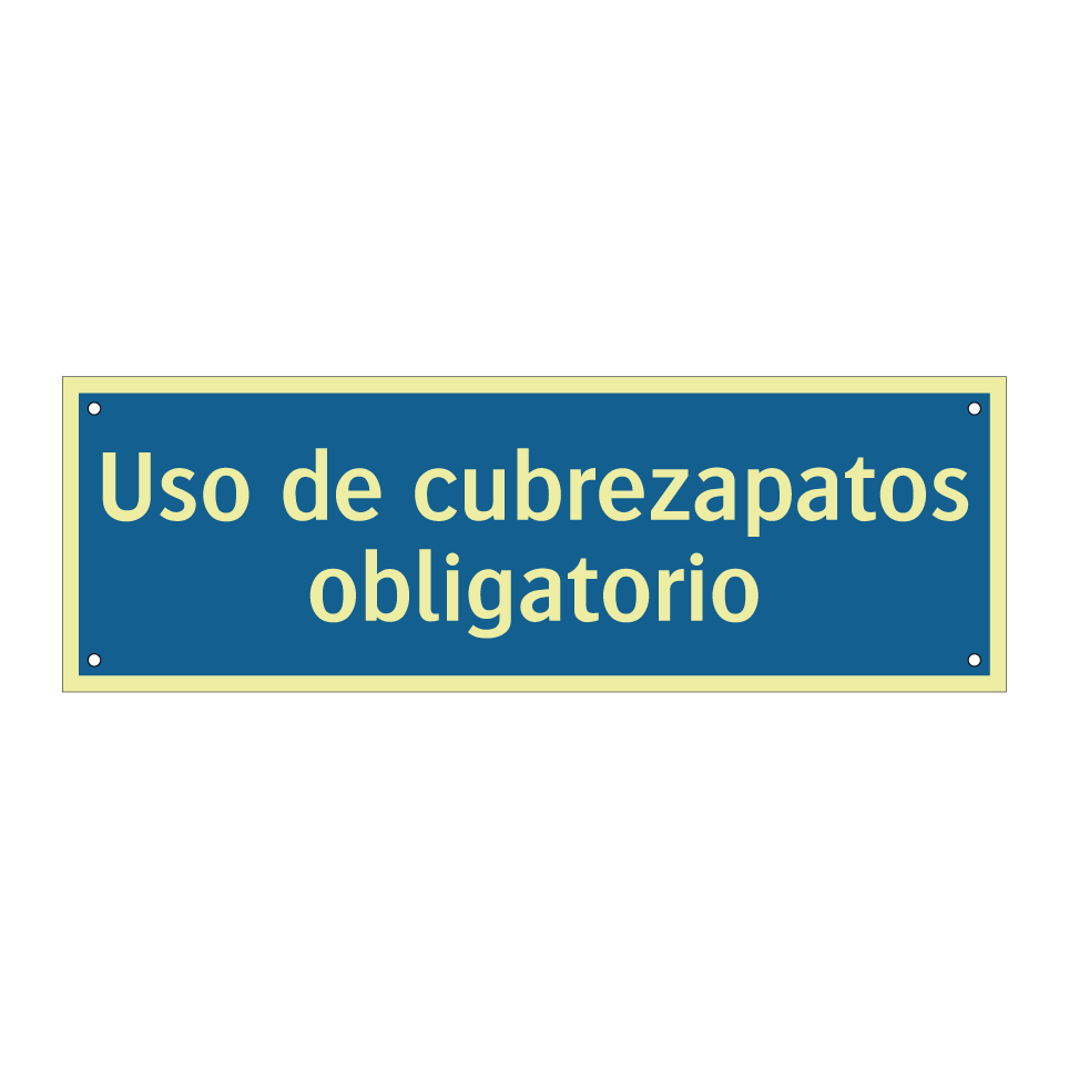 Uso de cubrezapatos obligatorio