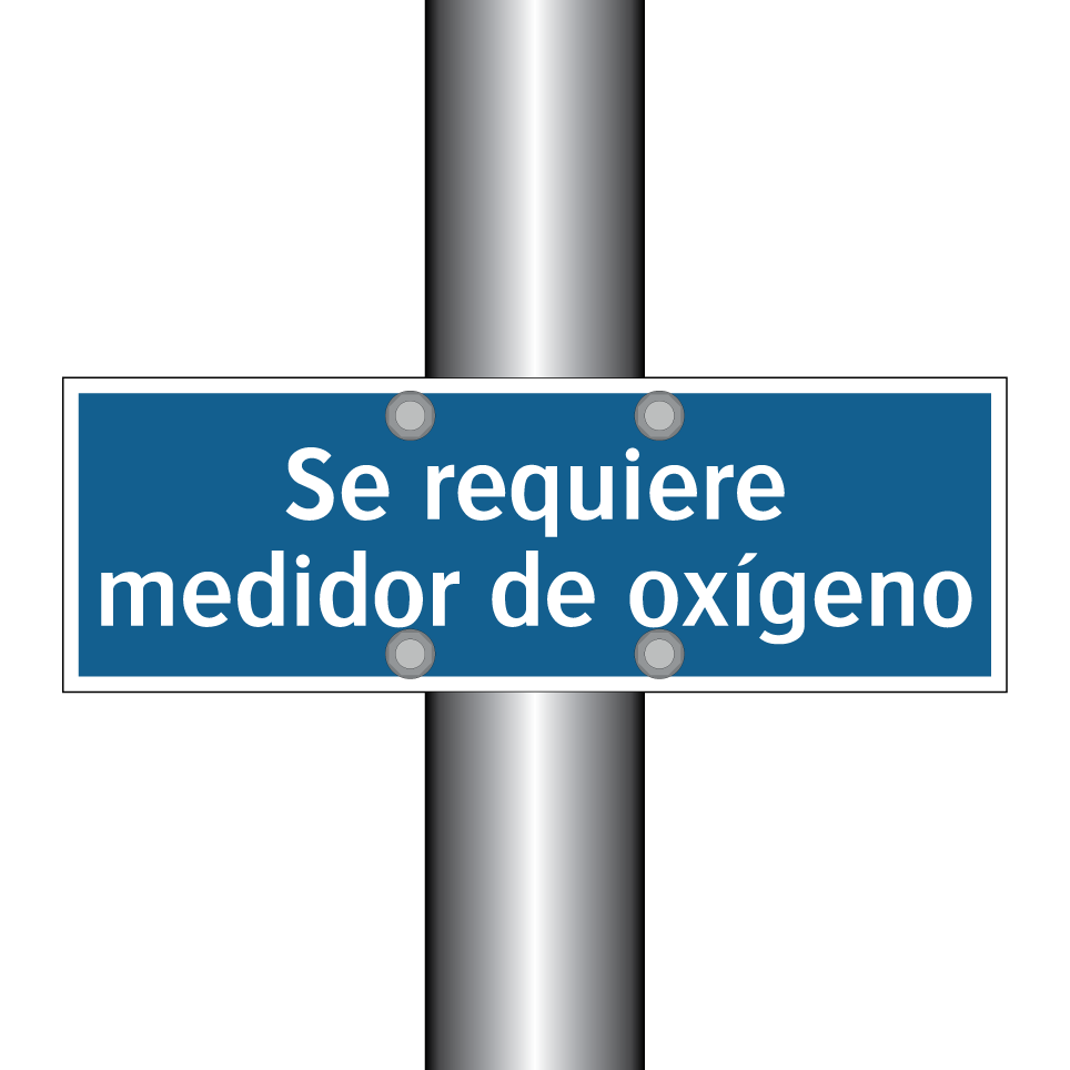 Se requiere medidor de oxígeno